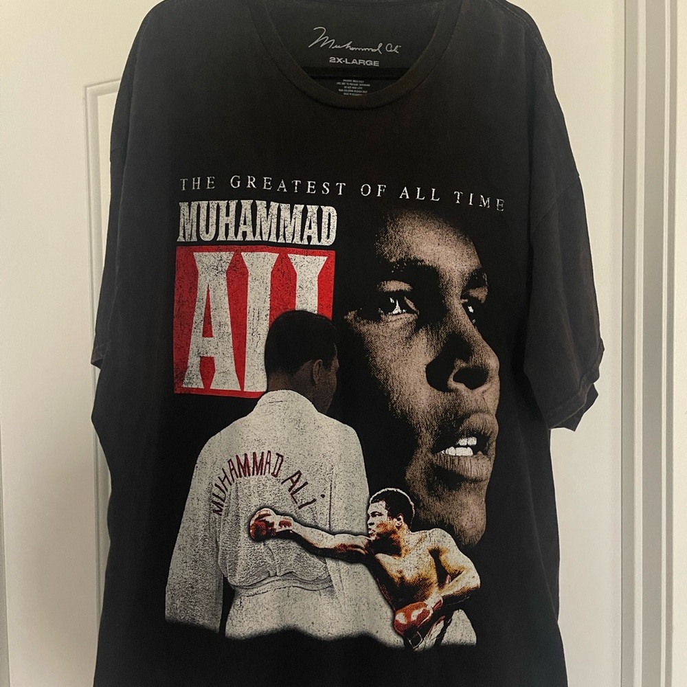 Muhammad Ali Black Graphic T-Shirt